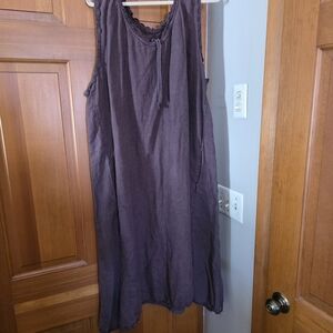 Purple Sleeveless Dress